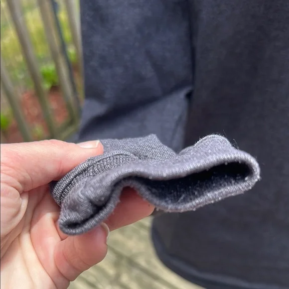 Carhartt Men's Long Sleeve Tee - Dark Gray - Picture 5 of 6